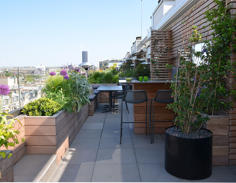 réalisation terrasse moderne contemporain paris boulogne vanves 