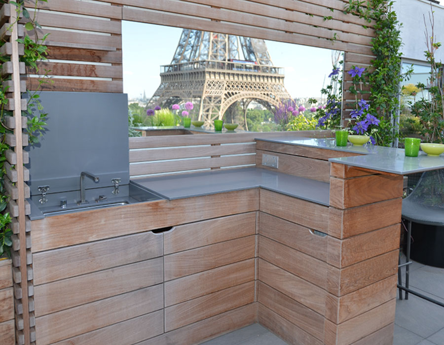 réalisation terrasse moderne contemporain paris boulogne vanves 